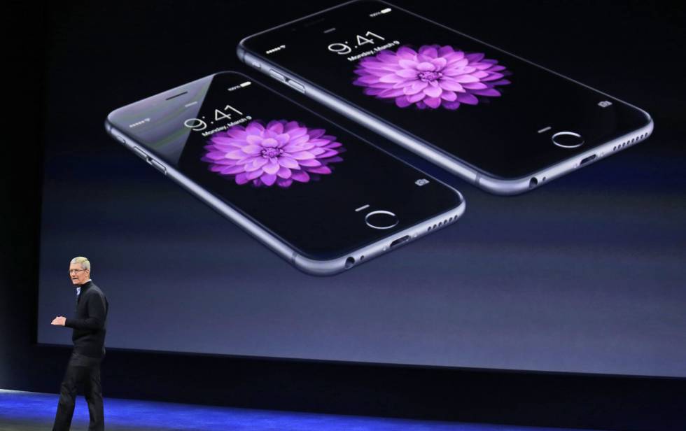 Presentación del iPhone 6 en marzo de 2015.