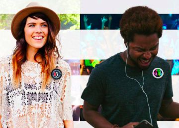 Una chapa interactiva para la solapa: cambia de eslogan cada día