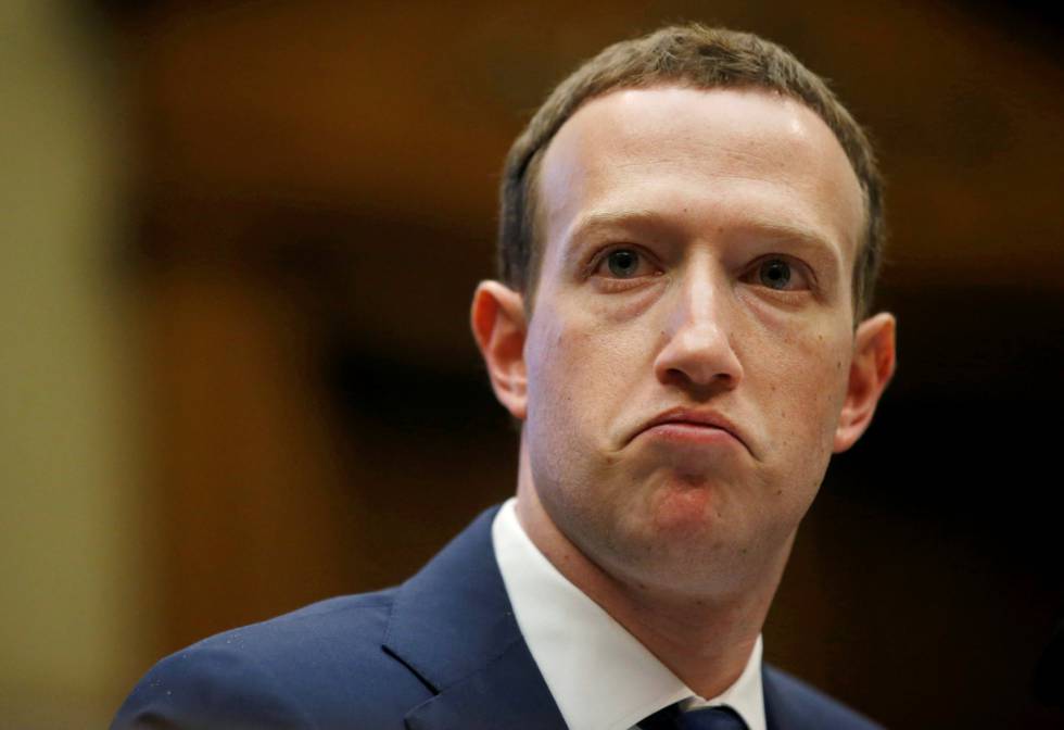 Mark Zuckerberg, durante su declaraciÃ³n ante el Congreso el pasado 11 de abril.