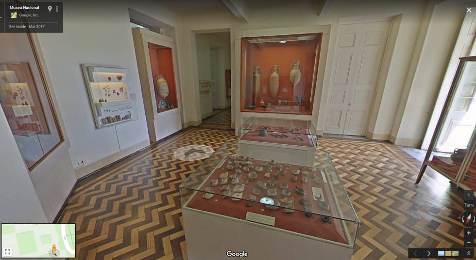 Visita virtual al siniestrado Museo Nacional de Brasil. 