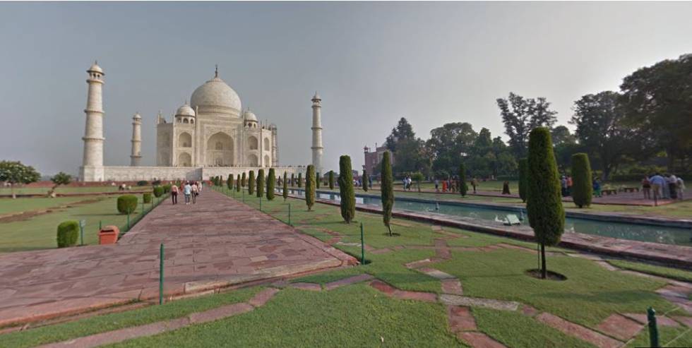 Visita virtual al Taj Mahal.
