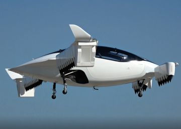 El Lilium Jet, el taxi aéreo urbano, en su primera prueba de despegue vertical.