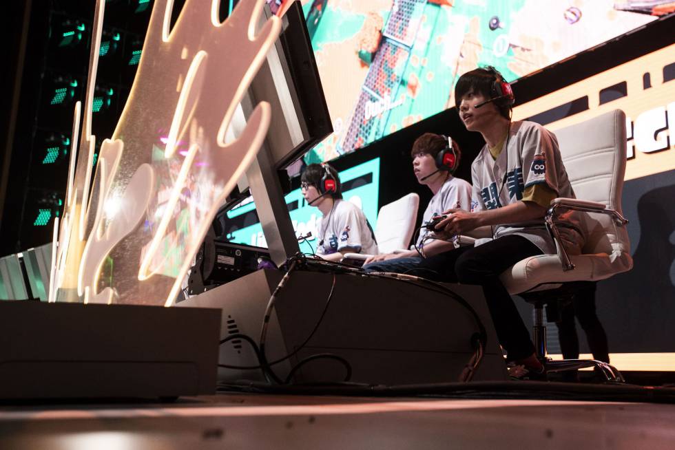 Imagen de una competición celebrada este fin de semana en Los Ángeles, durante la feria de electrónica E3. 