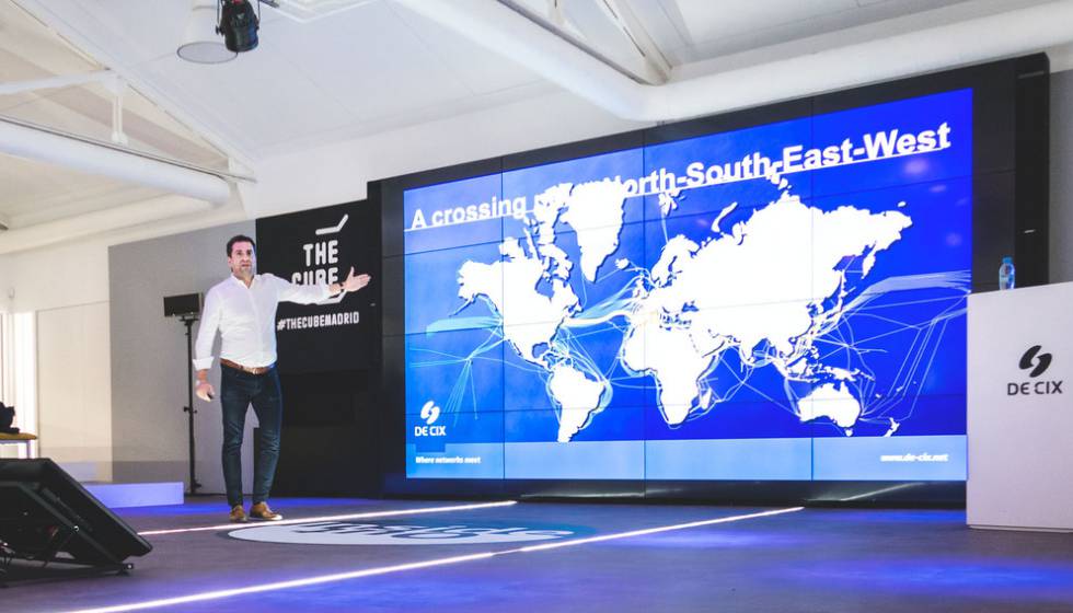 Presentación del GlobePeer Remote de la compañía DE-CIX en Madrid.