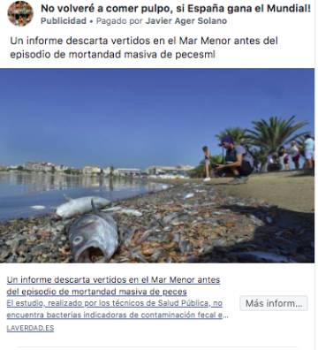 Páginas falsas de Facebook a favor del PP se gastan hasta 40.000 euros en anuncios