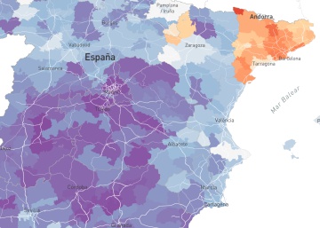 El mapa del Barça-Madrid: así se reparte el interés por cada club en toda España