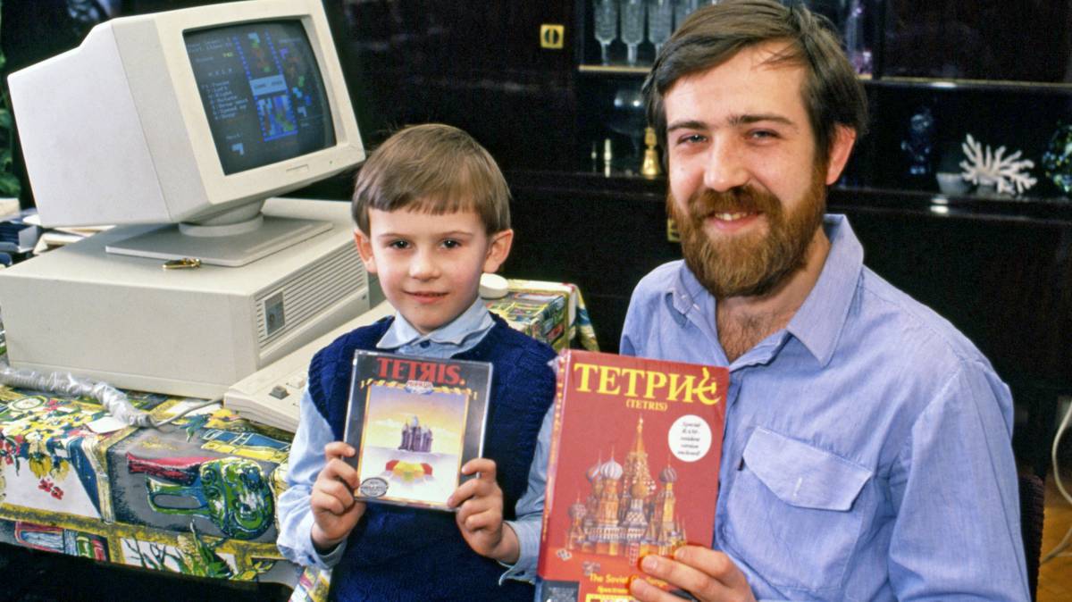 Alexey Pajitnov, creador del Tetris, en 1989