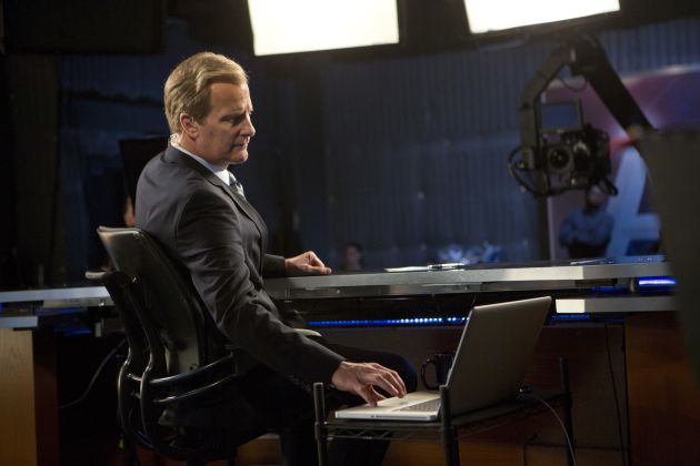 Un momento de la serie sobre periodista &#039;The Newsroom&#039;.