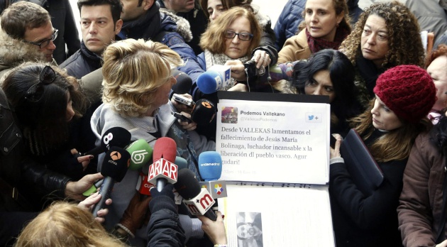 Esperanza Aguirre, con el tuit de la discordia.