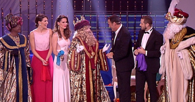 Un momento del programa de la noche de Reyes producido por José Luis Moreno