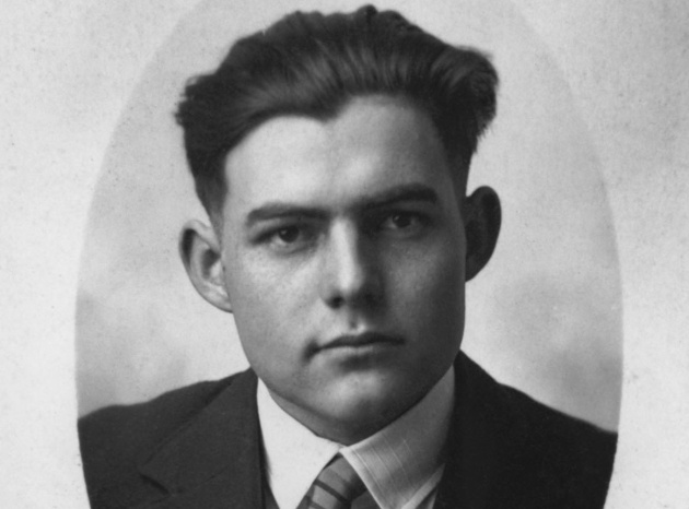 Hemingway, en 1917