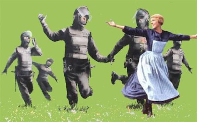 Montaje de Dolors Boatella, creativa, contralto, tuitera y, qui&eacute;n sabe, posible futura CM de la Polic&iacute;a Nacional