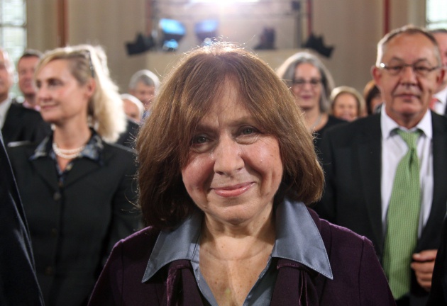La escritora bielorrusa Svetlana Alexievich