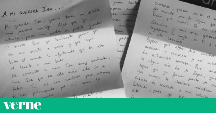 A mi querida Isa: te has preocupado como una madre', la carta de una  paciente a su enfermera | Verne EL PAÍS