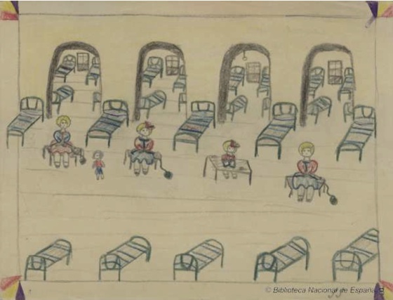 La Guerra Civil, vista a través de los dibujos de los niños que la