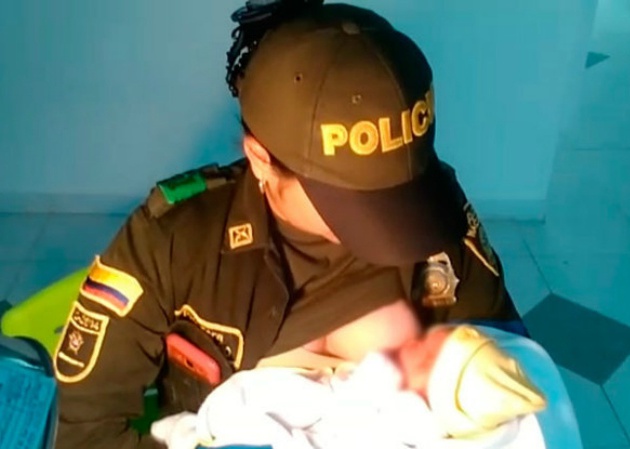 Luisa Fernando Urrea, in an image recorded on video by Caracol Television.