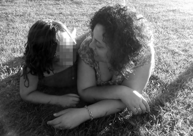 Disfrutando con mi hija Sara