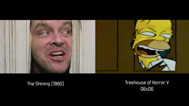 El m&iacute;tico plano de &quot;El resplandor&quot; y su homenaje en Los Simpson