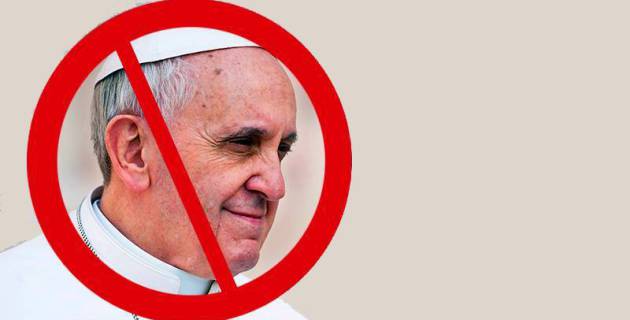 No al Papa