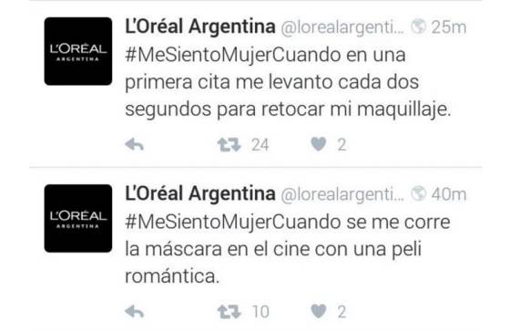 Los desafortunados tuits de L’Oréal Argentina en el Día de la mujer