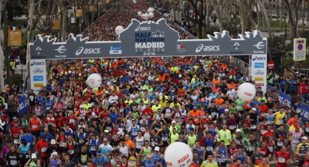 Hacer medio de que despues maraton un