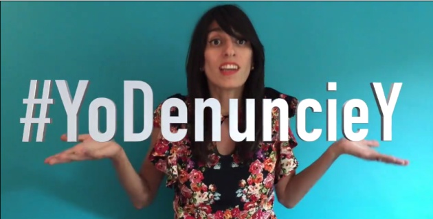 Captura de pantalla video #YodenuncieY del grupo Esterotipias 