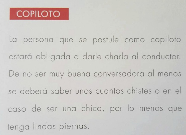 Detalle de unas de las páginas del manual editado por Fiat Argentina