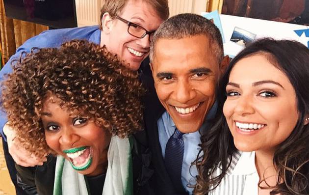 Bethany Mota public&oacute; esta foto en su Instagram tras el encuentro con Obama.