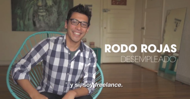 Captura de pantalla video Vida Freelance. Facebook Llamando al Santo. 