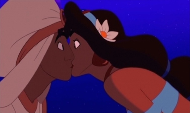 Un beso repentino en &#039;Aladdin&#039;