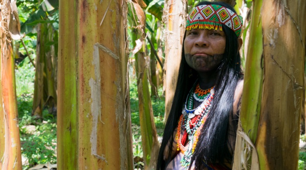 Mujer embera dobida de Choc&oacute; (Colombia)