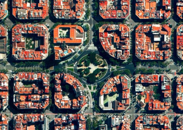 Vista a&eacute;rea de Barcelona