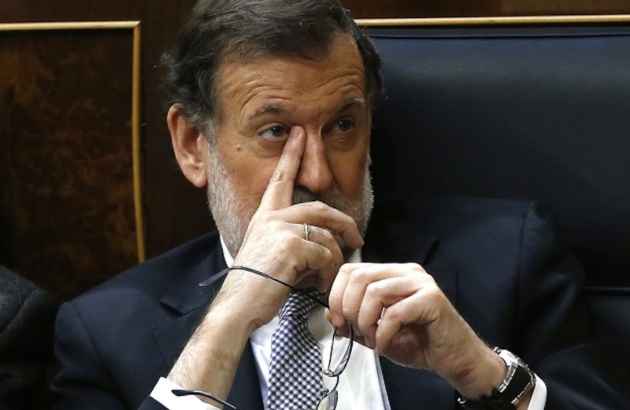 Imagen de Rajoy susceptible de convertirse en meme. Chema Moya / EFE