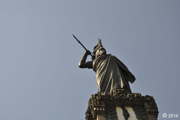 Monumento a Cuauhtémoc en Paseo de la Reforma. Gobierno de la Ciudad de México