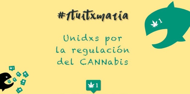 Imagen promocional utilizada por UCANN en el hashtag #1tuitXmaria
