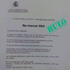 no marcar 90#