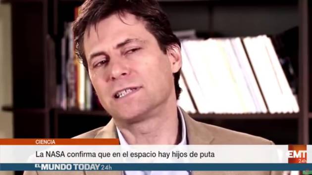 Max Tegmark, en el vídeo de la broma