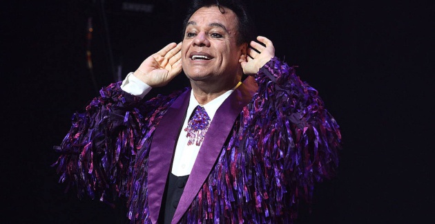 Juan Gabriel, durante un concierto en Los &Aacute;ngeles en septiembre de 2014. JC OLIVERA GETTY IMAGES