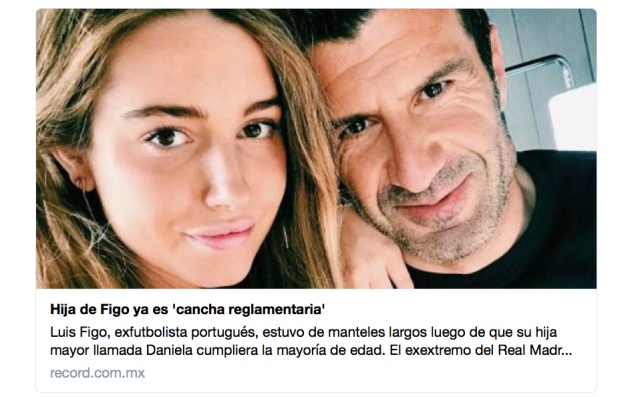 Un Diario Deportivo Mexicano Se Disculpa Por Su Titular Machista Sobre La Hija De Figo Verne