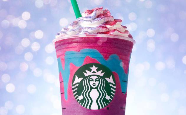 El Unicorn Frappuccino fue lanzado entre el 19 y 20 de abril en Estados Unidos y México. Foto: Starbucks México