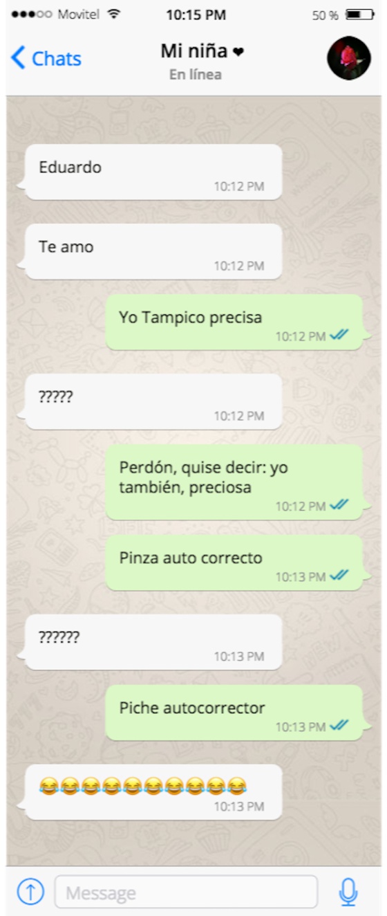 Asi Nos Imaginamos Los Chats Menos Romanticos De Tamara Y Eduardo Verne Mexico El Pais