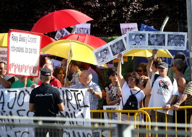 Ambiente en el festival del caso Gürtel, poco antes de la actuación de Mariano Rajoy
