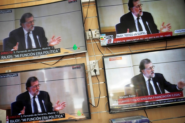 Rajoy ha salido en muchas teles (pero no en La 1)