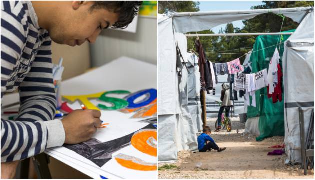 'Ritsona Kingdom Journal' es la revista de este campo de refugiados griego