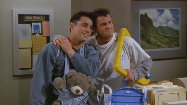 Joey y Chandler, amigos en &#039;Friends&#039;