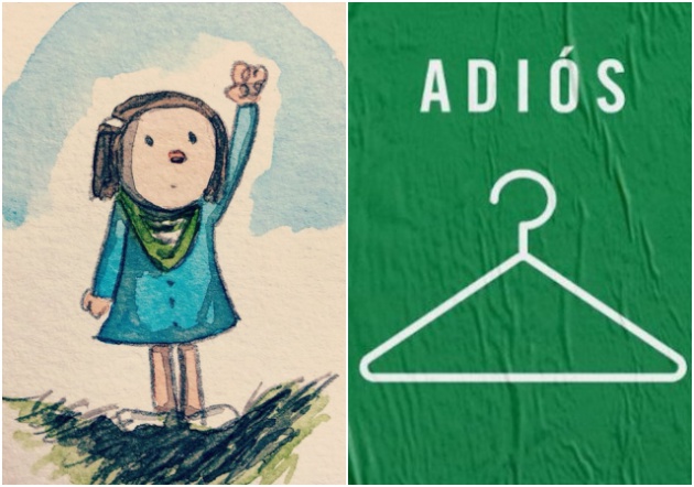 Ilustraciones y pañuelos verdes para apoyar la legalización del aborto en  Argentina | Verne EL PAÍS