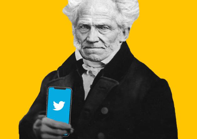 Schopenhauer tuiteando sobre la muerte
