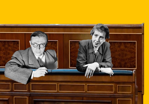 Jean-Paul Sartre y Hannah Arendt