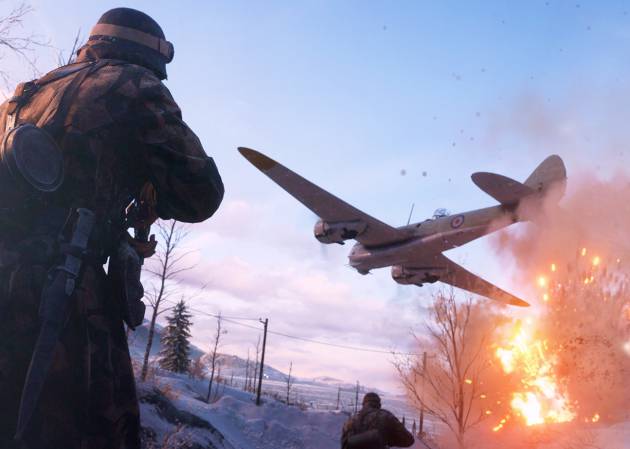 Escena de Battlefield V