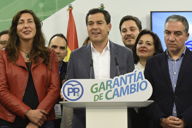 EL CANDIDATO DEL PP DA UNA CONFERENCIA TRAS LOS RESULTADOS DEL PARTIDO EN LAS ELECCIONES ANDALUZAS